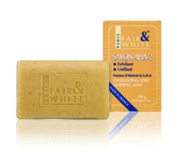 fair and white exfoliating soap